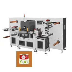 Venda quente Automática Auto-adesiva marca/Radium Anti-fake marca Flatbed Die Cutter Machine