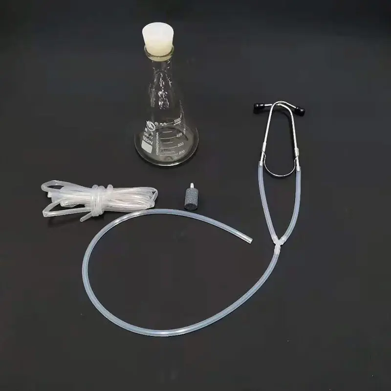 Набор для выдувания озона с стеклянной бутылкой объемом 500 мл и озоновым стетоскопом