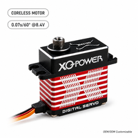 Nouveauté 2026 XQ-POWER S8218D Servo numérique mini sans noyau à couple élevé 15 kg étanche pour SCX24 1/24 RC Crawler Voiture RC 8.4V