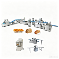Ligne de production complète de pain directement de l'usine, machines de boulangerie personnalisées OEM pour projet de boulangerie