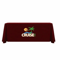 Cubierta de Mesa Promocional Personalizada, Impresión a Todo Color, Poliéster, Impermeable y Ecológica, para Regalos en Ferias Comerciales