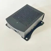 Grosir Raspberry Pi 5 Case aluminium Aloi pembuangan panas kompatibel dengan Heatsink resmi