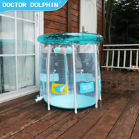 Umweltfreundlicher Langlebiger Transparenter PVC Aufblasbarer Kinderpool Anpassbare Farbe & Logo Faltbar Tragbar für den Heimgebrauch