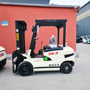 新设计快速充电2吨锂电叉车两段式升降杆CE认证适用于不间断多班生产线 - Product Image 2