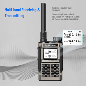 Radio Bidireccional UV-K1(8) Mini de 5W Analógica de Banda Cruzada con Batería Corta, Nivel de Supresión de Ruido Ajustable, Walkie Talkie - Product Image 4