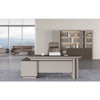 Bureau de direction moderne, mobilier de bureau de luxe pour PDG, table de direction pour bureau