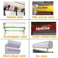Espositore Moderno Personalizzato in Metallo Verniciato a Polvere con Pannello Forato e Scatola Luminosa a LED per Design Autoportante per Negozi al Dettaglio