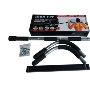OEM المنزل الأفقي صالة الألعاب الرياضية سحب ما يصل الحديد شريط محمولة على الحائط الذقن متابعة الشريط الصلب المواد للتدريب الفن - Product Image 2