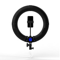 Lampe annulaire LED Tik Tok 18 pouces pour maquillage et beauté, idéale pour salon et diffusion en direct avec trépied