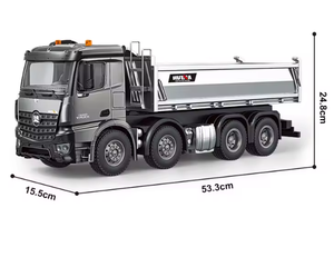 Novo HUINA SJY-1536PRO <span class=keywords><strong>RC</strong></span> Car Alloy All-Scale Heavy-Duty Engenharia Caminhão Basculante Escala 1:14 Veículo de Controle Remoto - Product Image 5