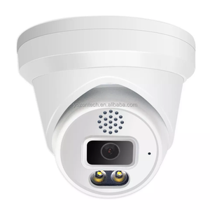 Metal Camera 8MP 4K Camera 30fps Real Time 2 Ways Audio POE Network Camera Dual Light Human Detection HIK Plug Play NDAA - Product Image 1