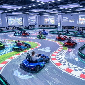 Proiettore Interattivo Go-Kart 2026 di Tendenza: Attrezzatura <span class=keywords><strong>VR</strong></span>/<span class=keywords><strong>AR</strong></span>/<span class=keywords><strong>MR</strong></span> per Karting Indoor e Drift per Centri di Intrattenimento Familiare - Product Image 6