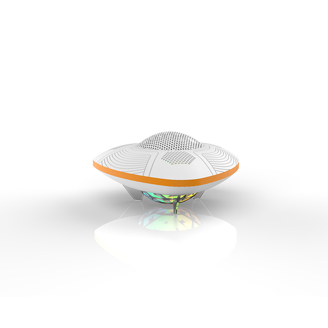 KENUO Portable TWS Function Waterproof Flying Saucer RGB LED Floating Speaker for Swimming Pool