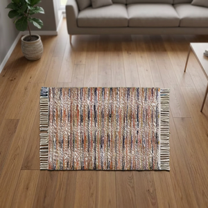 Tapis en jute de couleur unie, tissés à la main, texture moelleuse, tapis en fibres naturelles de qualité supérieure, faits à la main, pour une décoration intérieure élégante - Product Image 4