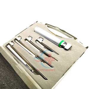 HC-R116 Thú Y Miller Thông Thường 4 Lưỡi Laryngoscope Set/ENT Gây Mê/Pet Laryngoscope Set - Product Image 4