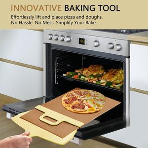 XLR nueva llegada Sling Pizza Peel pala de transferencia de Pizza de madera con mango antiadherente <span class=keywords><strong>Magic</strong></span> Pizza espátula paleta - Product Image 6