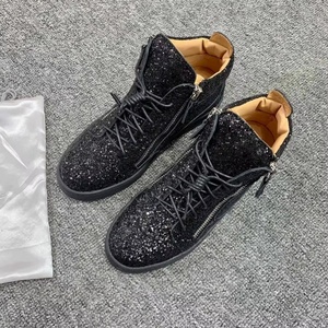 Chaussures décontractées pour hommes de qualité supérieure, baskets montantes pour femmes, chaussures de tennis et de marche en cuir véritable, chaussures de sport de luxe unisexes de marque de créateur - Product Image 2