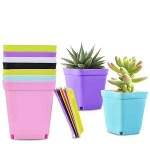 High quality plastic flower pots for planter wholesale succulent pots for house and garden flower pots