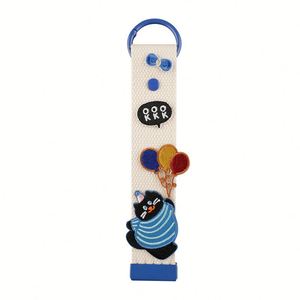 Écusson brodé thermocollant DIY pour enfants, motifs lettres et chiffres, couleurs attrayantes, style coréen, pour étiquettes nominatives, sangles de sac, porte-clés et anneaux de clés - Product Image 5