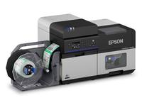 Imprimante d'étiquettes et de codes-barres à format étroit haute vitesse C8030, machine d'impression à jet d'encre EPSON CMYK pour produits commerciaux
