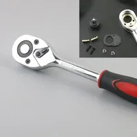 46 pièces/ensemble kit d'outils de réparation de voiture jeu de douilles de 1/4 pouces outils de réparation de voiture clé dynamométrique à cliquet Combo ensemble de réparation automatique outil de mécanicien