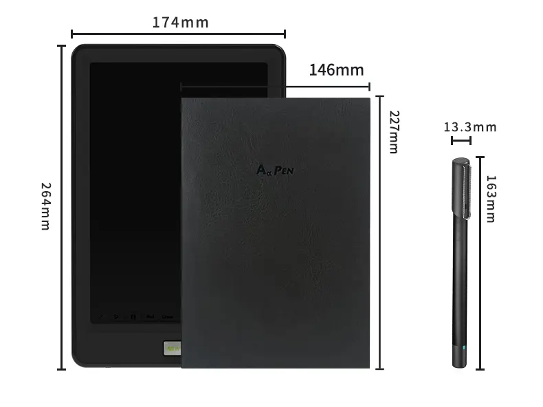 Envío de la gota nuevo producto fuera de línea Almacenamiento Escritura a mano Stylus Pen reproducción Almacenamiento en la nube xuezhiyou bolígrafo inteligente para oficinista