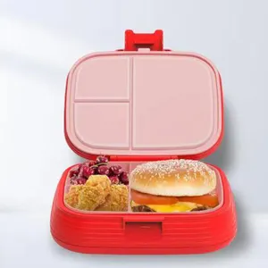 Aohea Supplier Lunch Box 2023 Dishwasher Safe Adults Foldable Lunch Box