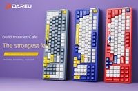 Clavier mécanique Dereu CK98 Sky Switch, Hot-swappable, pour Esports, Cybercafés, Infrarouge, Étanche, Filaire, pour PC Gaming