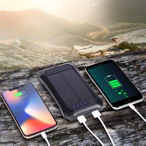 Banque d'alimentation solaire portable sans fil pour l'extérieur, <span class=keywords><strong>15000</strong></span> mAh, <span class=keywords><strong>Powerbank</strong></span> solaire - Product Image 3