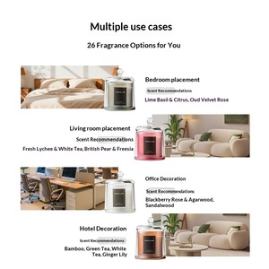 เทียนหอมทำมือจากขี้ผึ้งถั่วเหลือง - ของตกแต่งบ้านสไตล์โมเดิร์นระดับไฮเอนด์ บรรจุในกล่องของขวัญ พร้อมโลโก้ที่ปรับแต่งได้ - Product Image 3