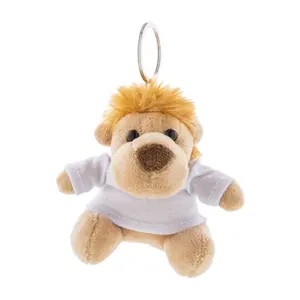 Portachiavi di peluche LioFob personalizzato per merchandising - Product Image 1