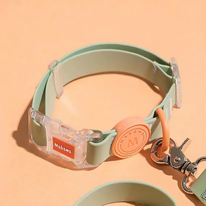 Custom Wholesale Adjustable Strong <strong>Dog</strong> <strong>Collar</strong> Leash Set Waterproof Silicone PVC Pet <strong>Collar</strong> Luxury Hand Free Leash For <strong>Dogs</strong> - Product Image 6