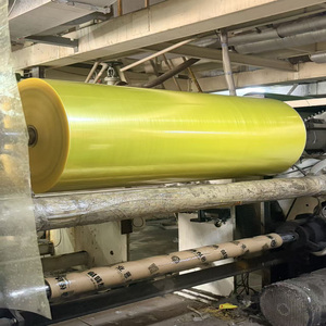 Factory Adhesive Paper Film Jumbo Roll <strong>Packing</strong> BOPP <strong>Tape</strong> Waterproof 1280mm*4000m 45mic/50mic/52mic <strong>Brown</strong> Yellowish Blue Etc. - Product Image 2
