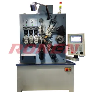 Efficient Diameter 0.2-2.5mm Mini Coil Spring Roll Making CNC Spring Forming Machine