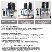 Machine de capsulage semi-automatique électrique de bureau pour bouteilles en verre, plastique, eau, PET et flacons de parfum