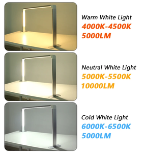 Lámpara de Mesa LED de Lujo Plegable, Cuadrada, 3 Colores, con Luz UV Ajustable, Lámpara de <span class=keywords><strong>Luna</strong></span> para Extensiones de Pestañas y <span class=keywords><strong>Uñas</strong></span> - Product Image 2