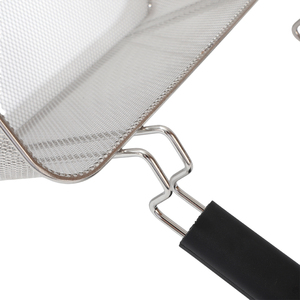 Panier de <span class=keywords><strong>friteuse</strong></span> antidérapant à design profond, en acier inoxydable de qualité alimentaire, passoire carrée pour frites - Product Image 2