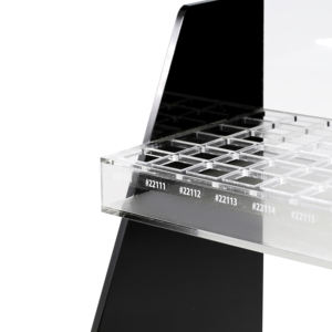 مخصص العلامة التجارية الاكريليك مستحضرات التجميل السائل أحمر الشفاه المنظم التجارية الترويجية ماكياج فرشاة تخزين الرف - Product Image 2