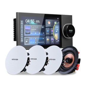 Tuya Smart Home 7-inch Background Music Console <b>System</b> Home Audio Controller With 4* 5-inch Ceiling Speakers 7-inch Smart Home A - Product Image 1