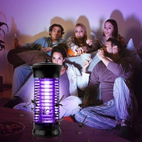 JZ nouveau style en plastique étanche prise électrique dans la maison attrape-mouches lampe anti-insectes machine à tuer les moustiques pour l'intérieur