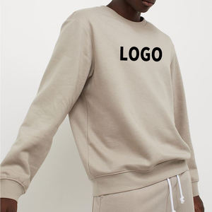 Wholesale Custom Logo Printed Embroidery Sport Set <b>White</b> Crewneck Hooded <b>Sweatshirt</b> and Sweatpants Shorts Woven Fabric - Product Image 3