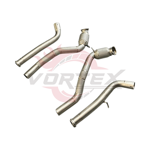 Vortex SS304 Front Pipes for Mercedes AMG G63 W463A W464 4.0L V8 Biturbo M177 Performance Racing Headers <b>Kit</b> - Product Image 3