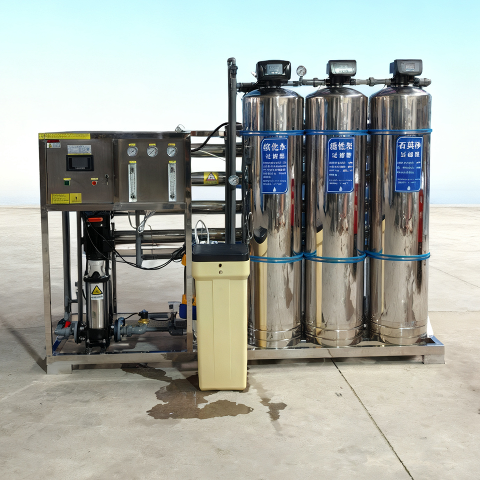 Reverse Osmosis Water Treatment Plant with Stainless Steel 1 Year ...