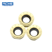 ACME Square PVD Coated CNC Machine Indexable Milling Insert RPMT RPMT08T2 RPMT08T2MO RPMT08T2MOE JS High-Precision Carbide Tool