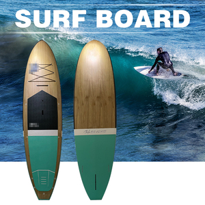 Stand-Up Paddle Board WoodSUP Bamboo <strong>Surfboard</strong> for Offshore Waters Surfing - Product Image 2