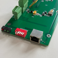 Tarjeta de Control Ethernet Multipuerto CCU PCBA para Comunicación Industrial, Entrada de Alimentación de 12V, Servicio de Ensamblaje de PCB Personalizado