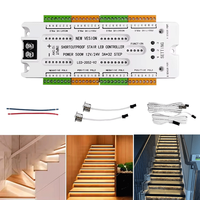 Kit de Iluminación para Escaleras con Sensor de Movimiento, Lámpara de Pared Moderna para Interiores, para Sala de Estar, Dormitorio, Pasillo, con Luz Lateral LED