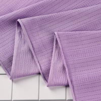 Tissu en maille à œillets en polyester recyclé, évacuant l'humidité, séchage rapide, pour vêtements de sport de basketball 7985