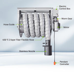 Sistema de Extração de Fumaça com Mangueira de Escape Automotivo Resistente ao Calor - Product Image 2