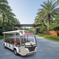 Bus de tourisme/navette/ferry électrique pur, économique, neuf, conduite à gauche, 14 places, 4 kW, 72 V, temps de charge 8-10h, moteur AC